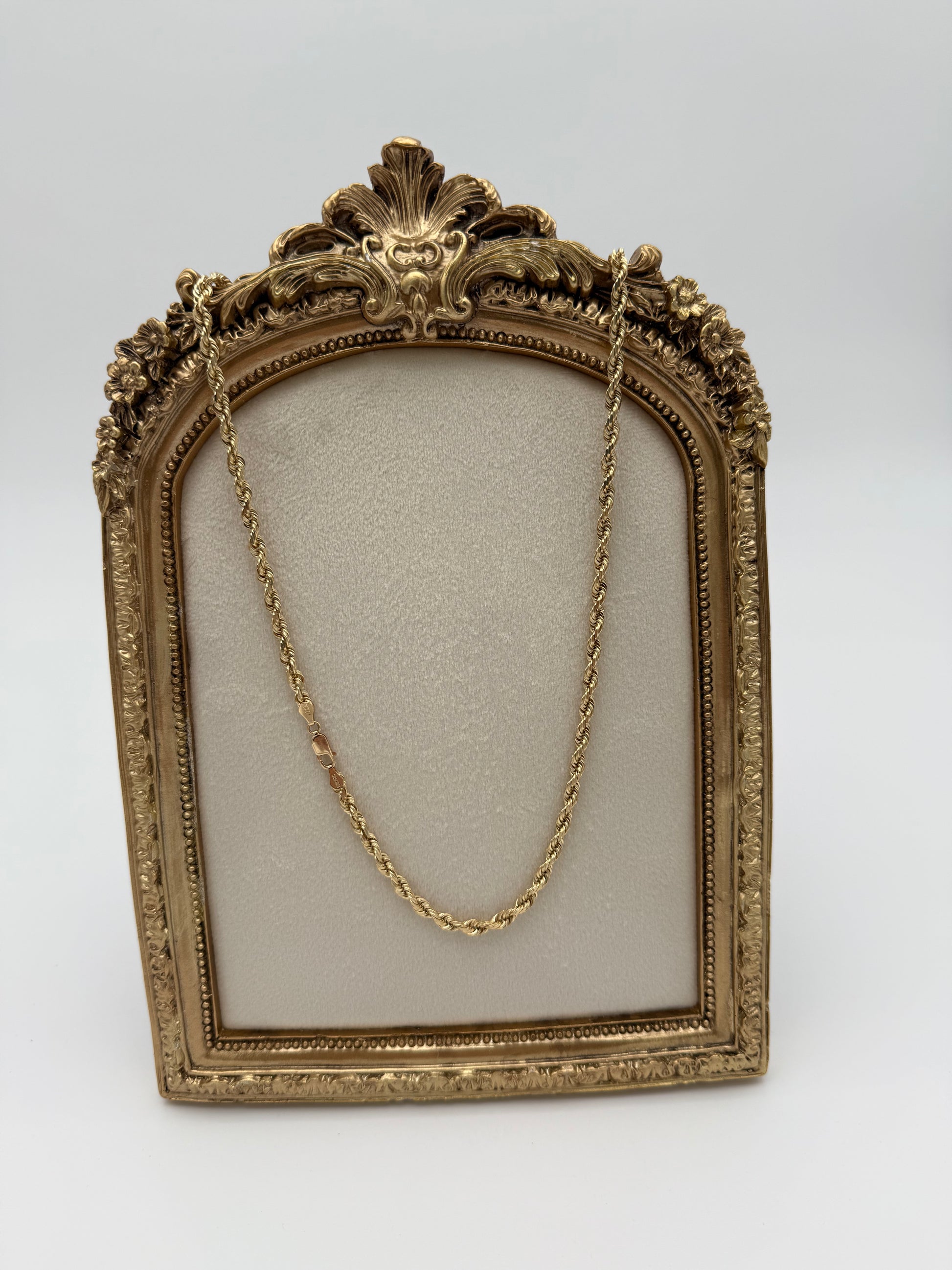 Solid 10K Rope Chain
