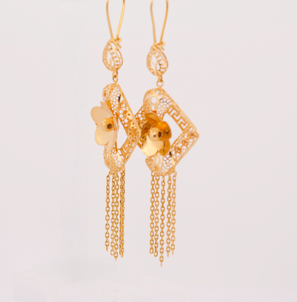 The Zahra Cascade Earrings