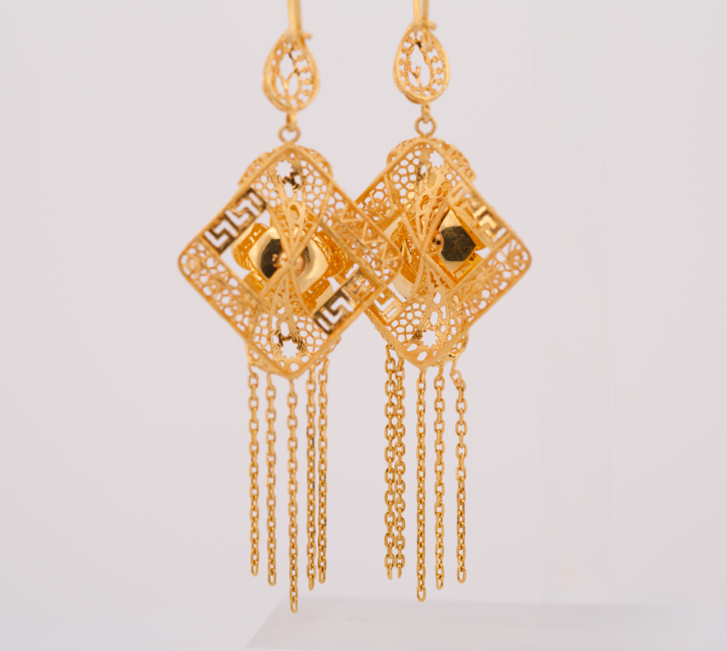 The Zahra Cascade Earrings