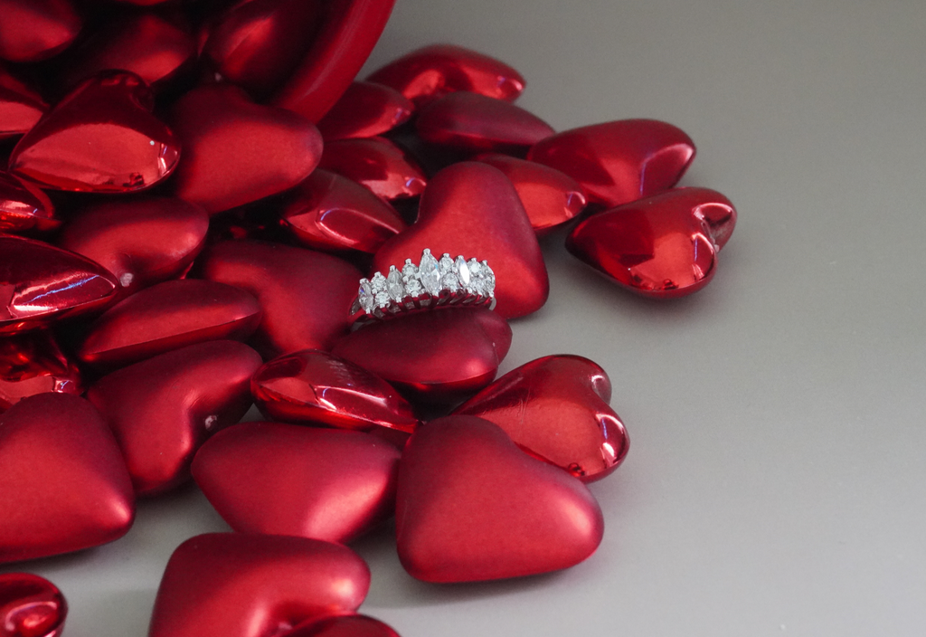 Marquise Diamond Band