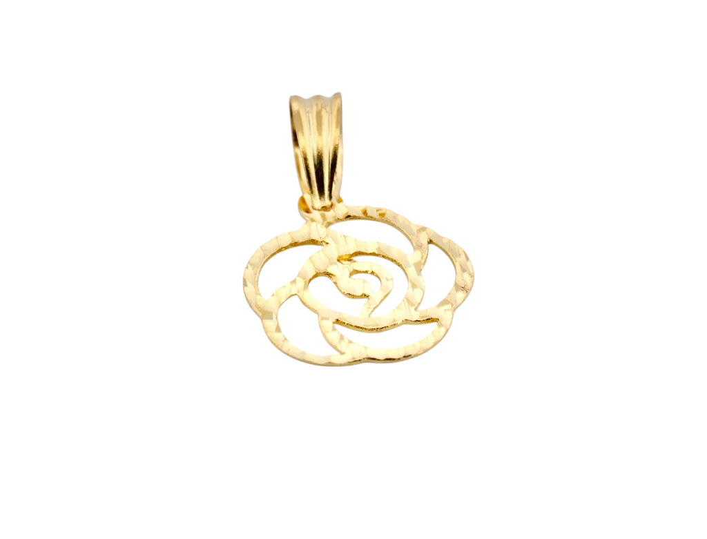 Rose Outline Pendant