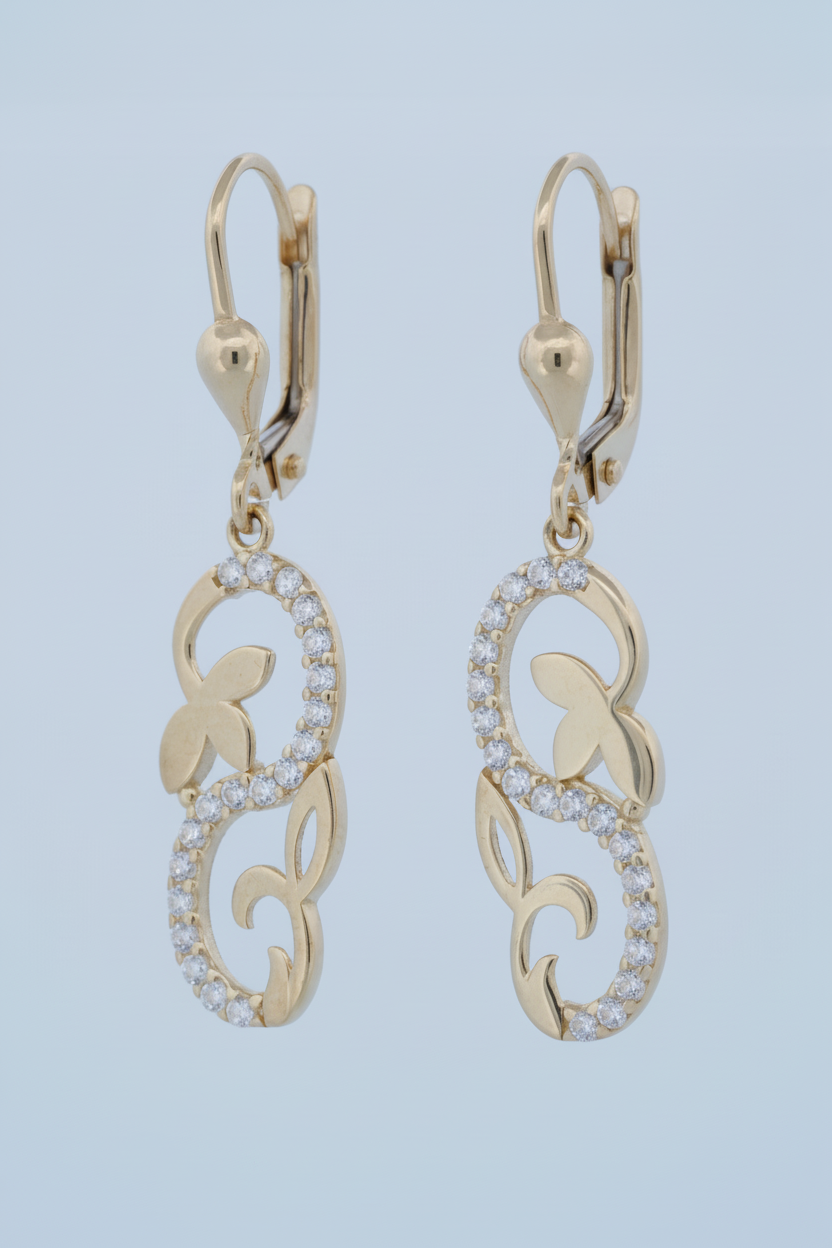 Floral Drop Earrings