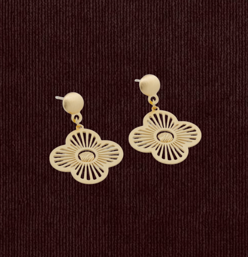 Clover Radiance Drop Earrings