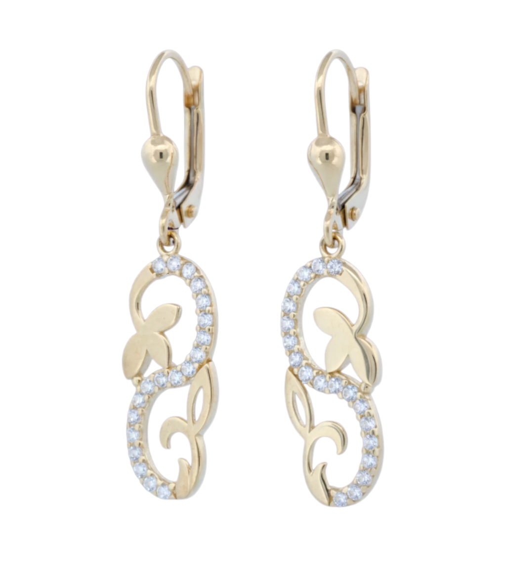 Floral Drop Earrings