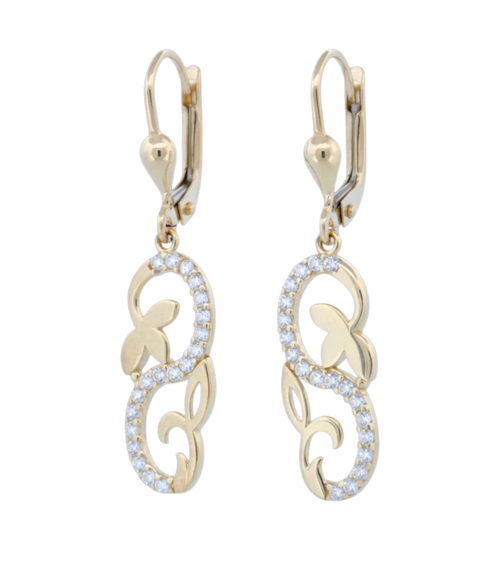Floral Drop Earrings