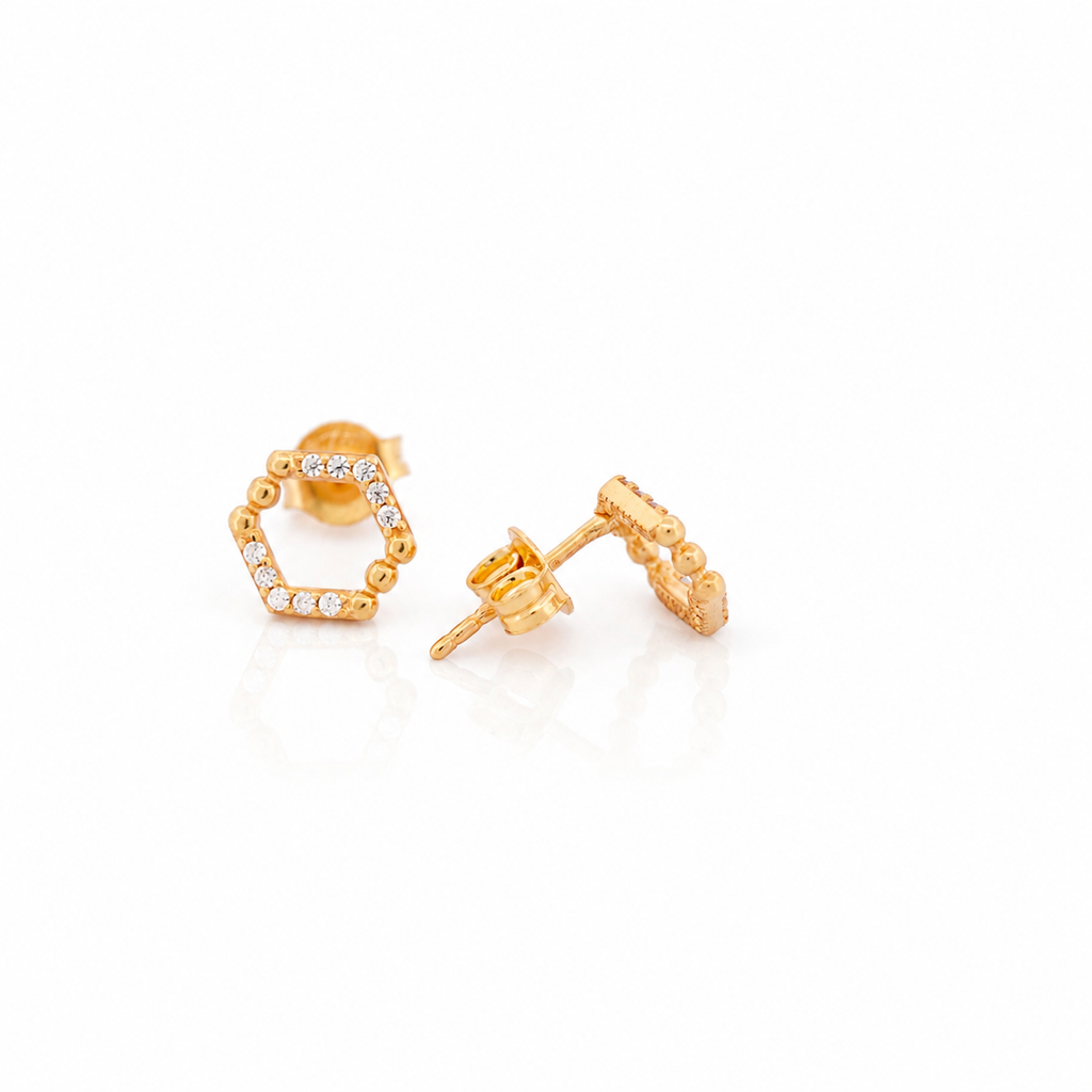 The Hexagon Earrings