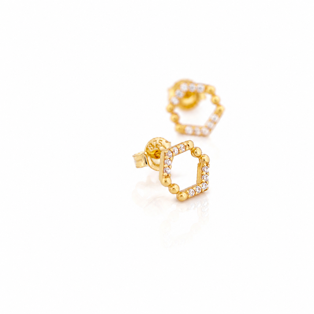 The Hexagon Earrings