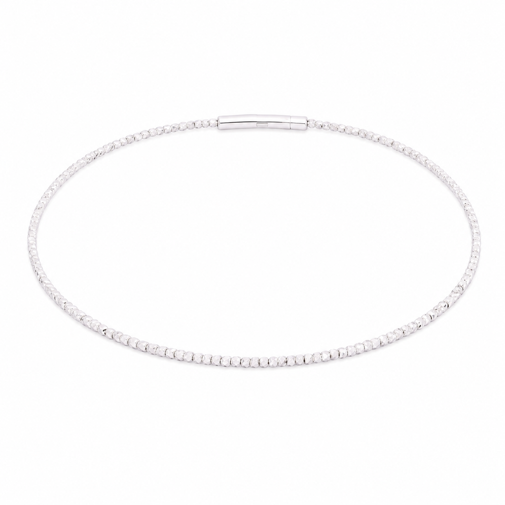 The Diamond Cut Bead Bracelet