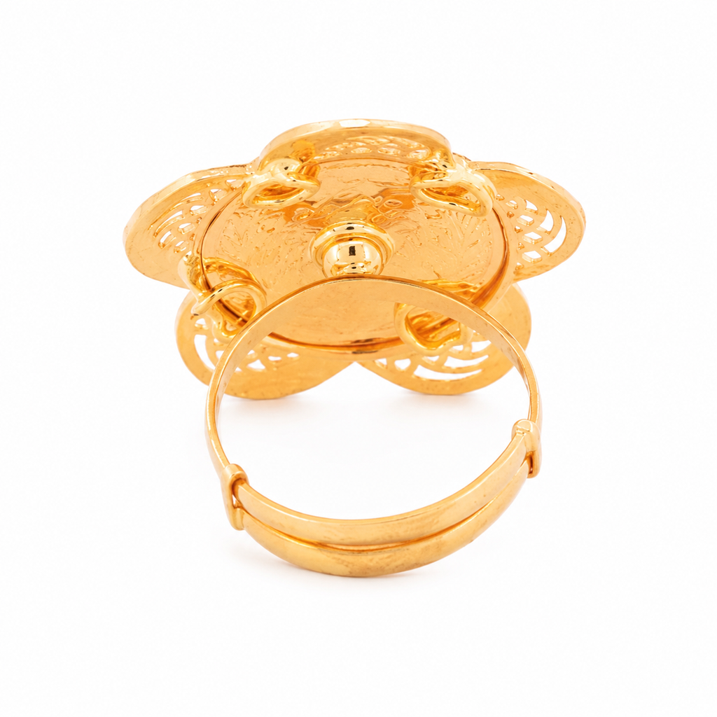 The Coin Flower Ring