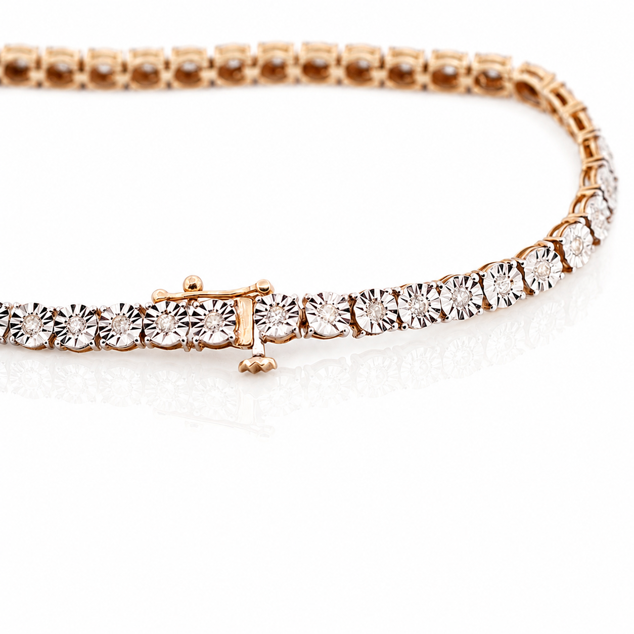 The Aurelia Diamond Line Bracelet