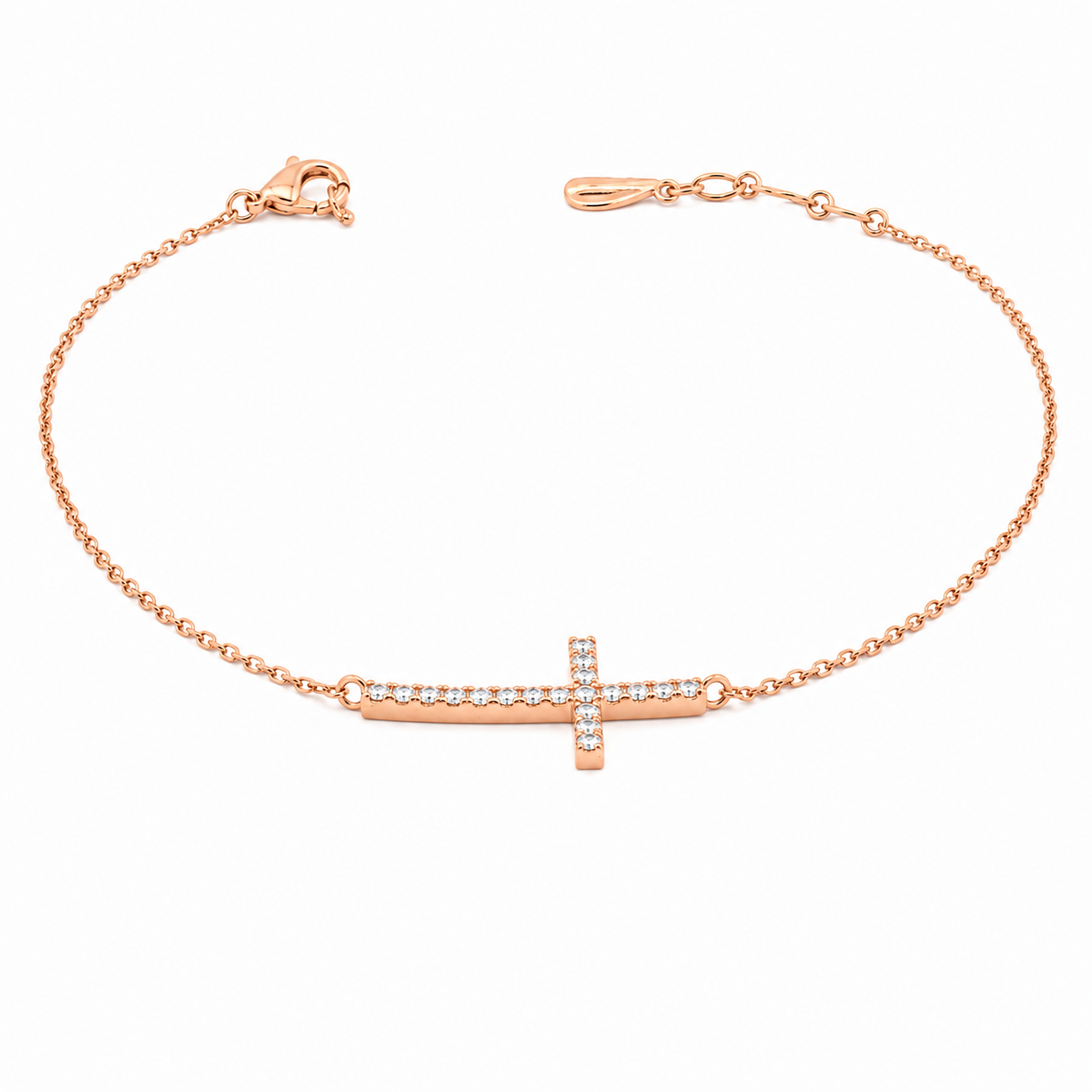 The Diamond Cross Bracelet