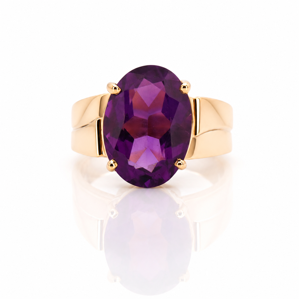 The Solenne Amethyst Ring