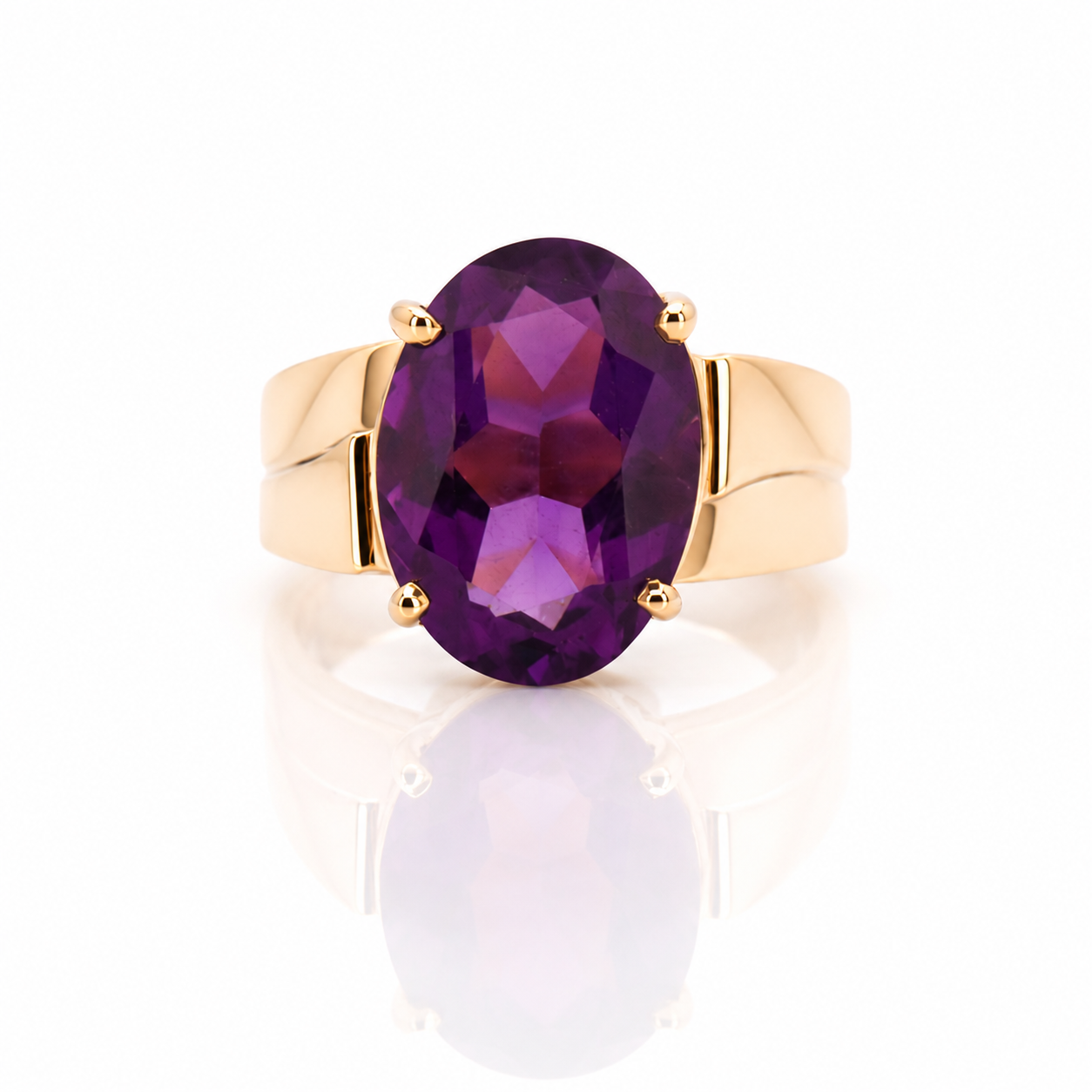The Solenne Amethyst Ring