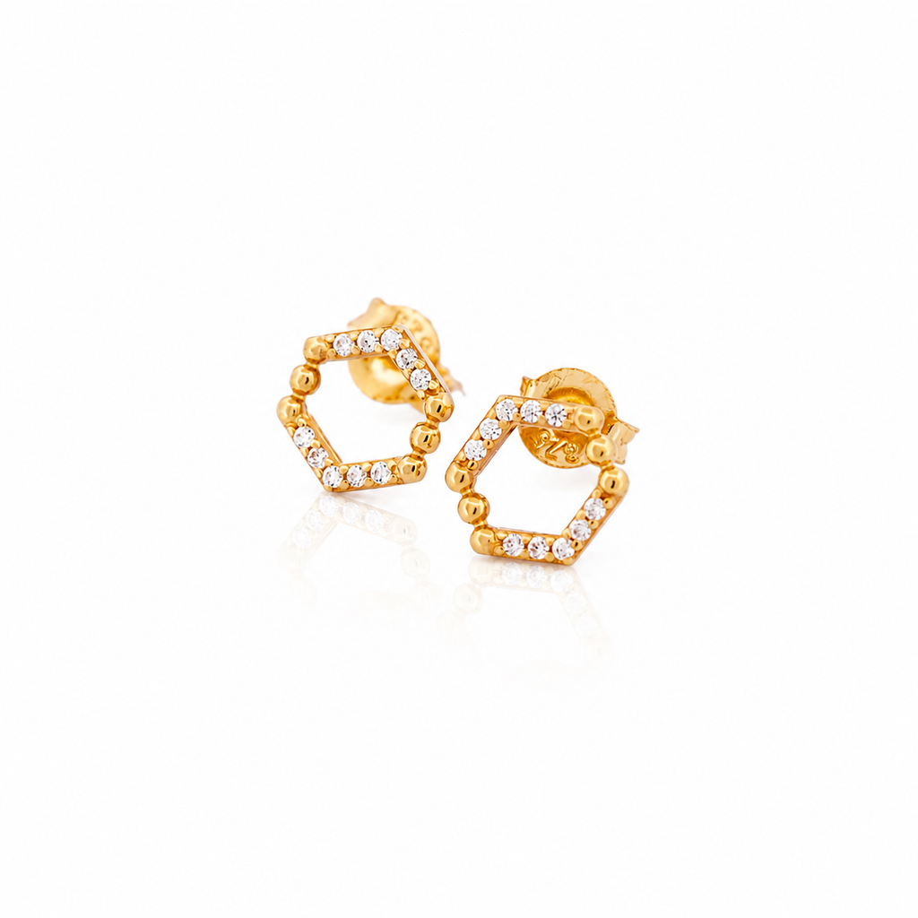 The Hexagon Earrings