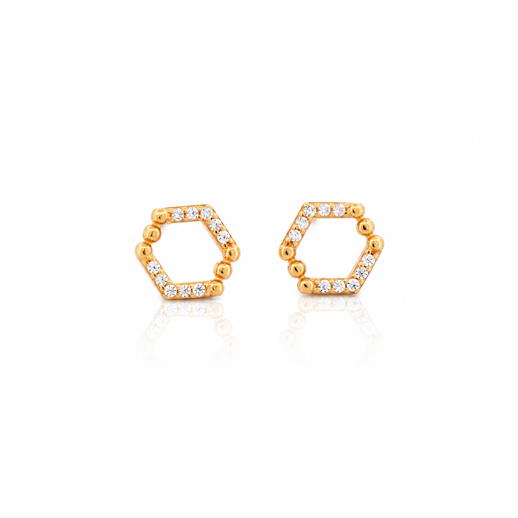 The Hexagon Earrings