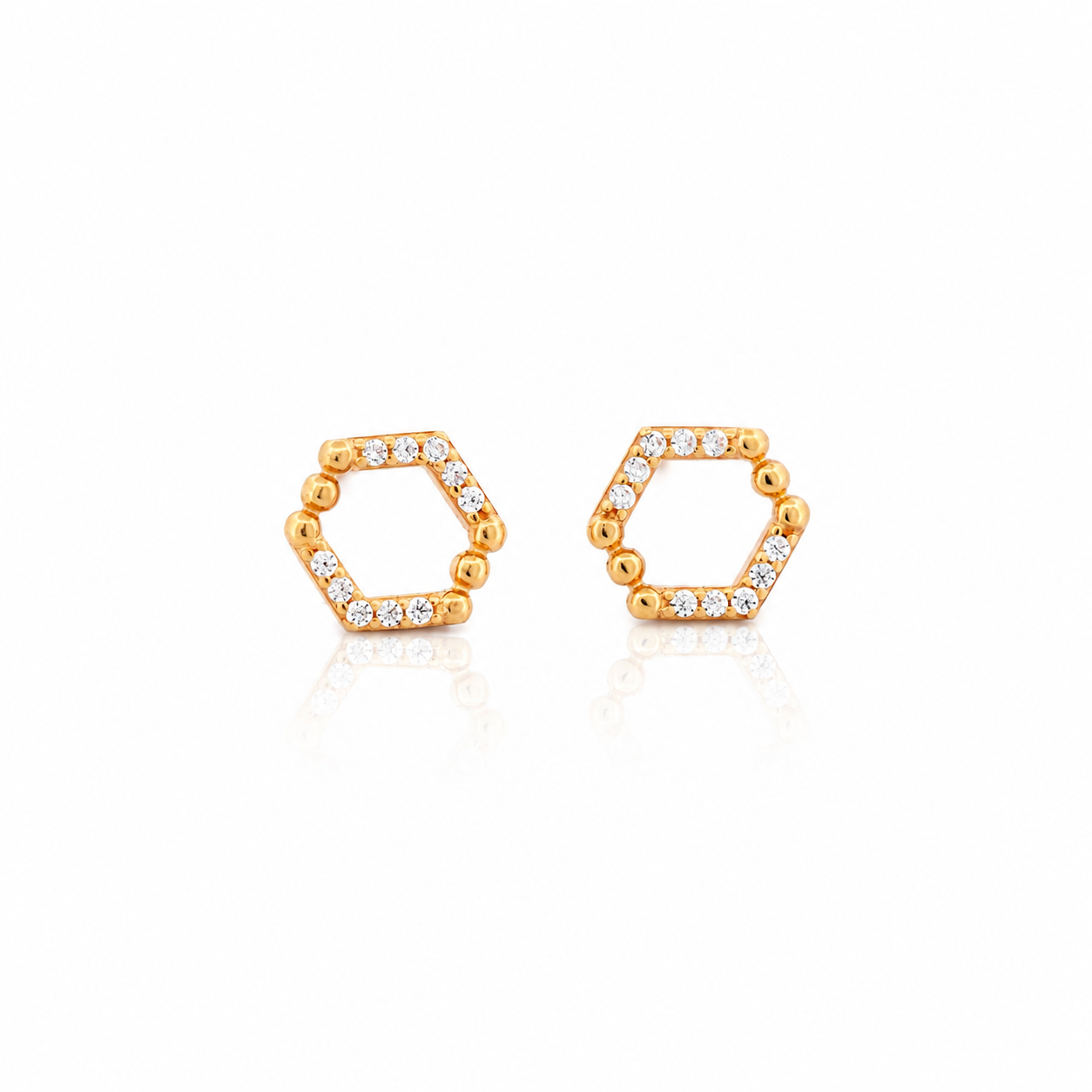 The Hexagon Earrings