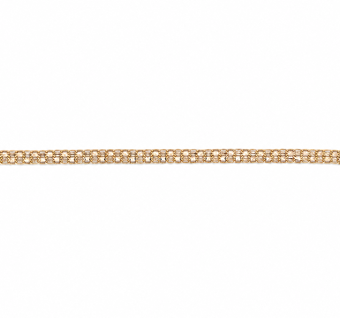 The Savona Bracelet fancy link detail