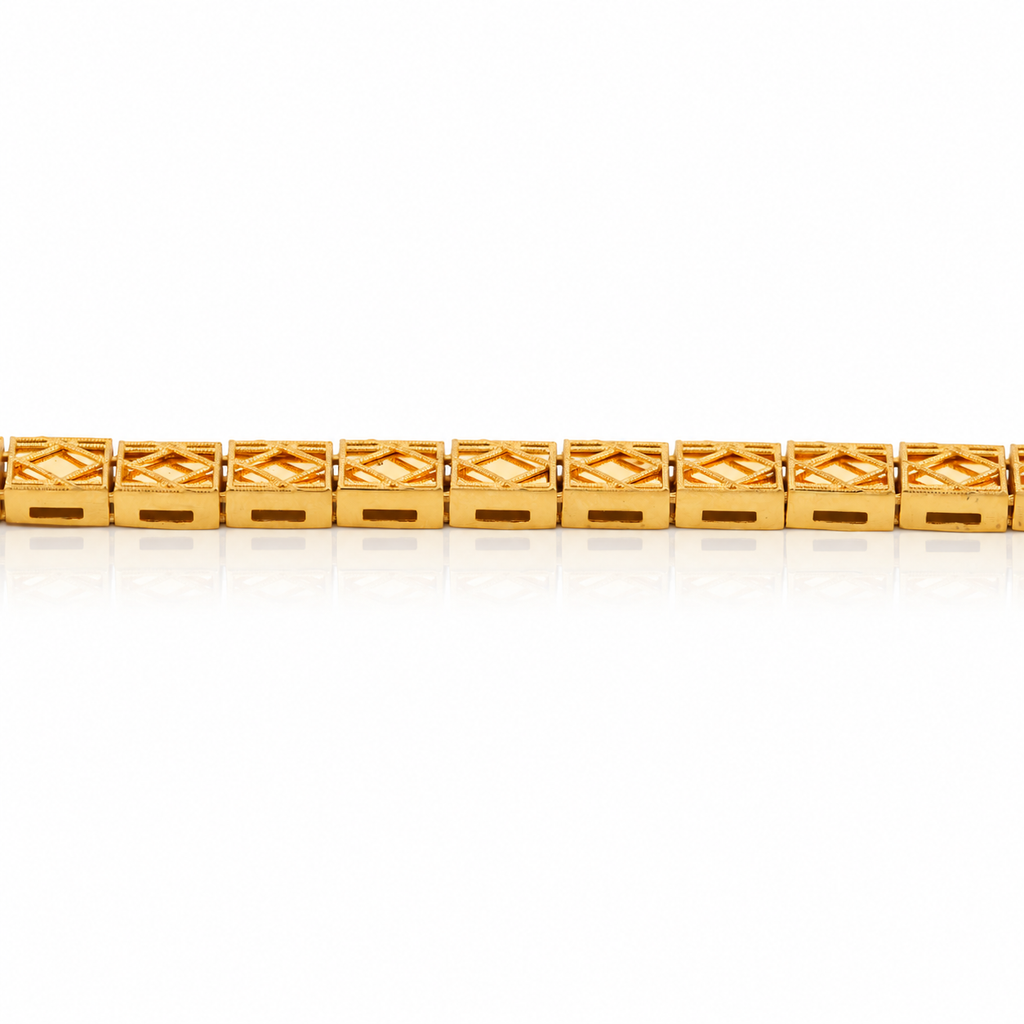 21k yellow gold bracelet