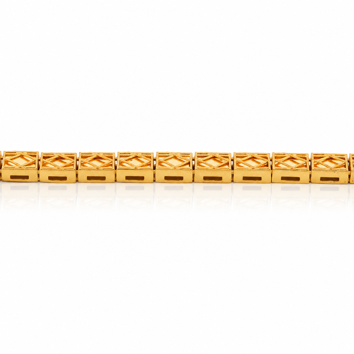 21k yellow gold bracelet