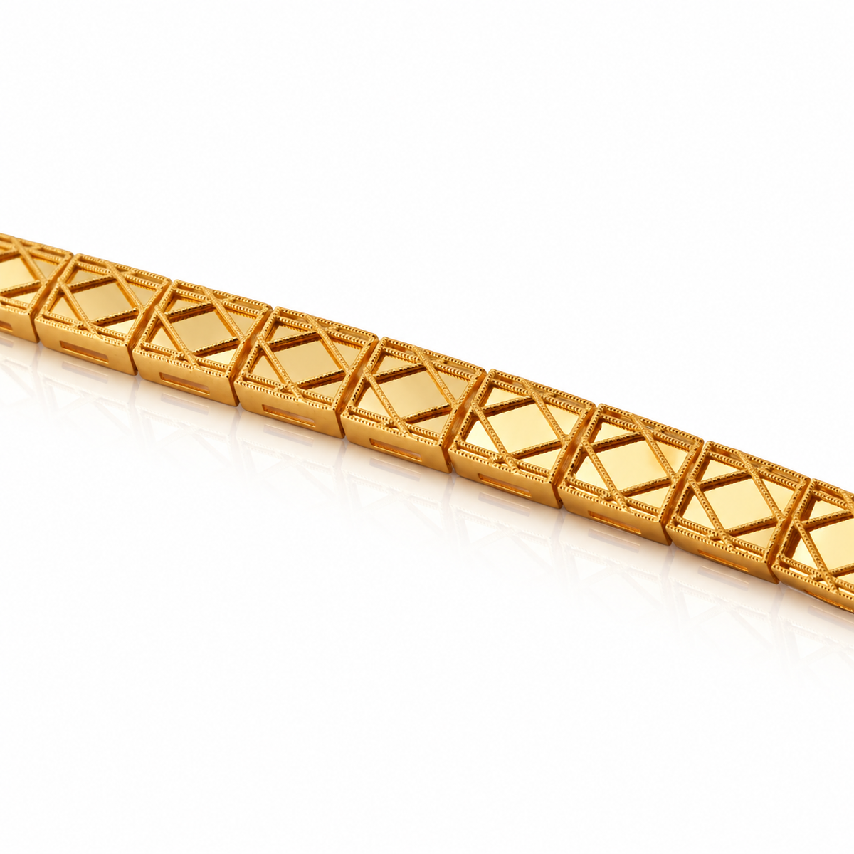 21k yellow gold bracelet