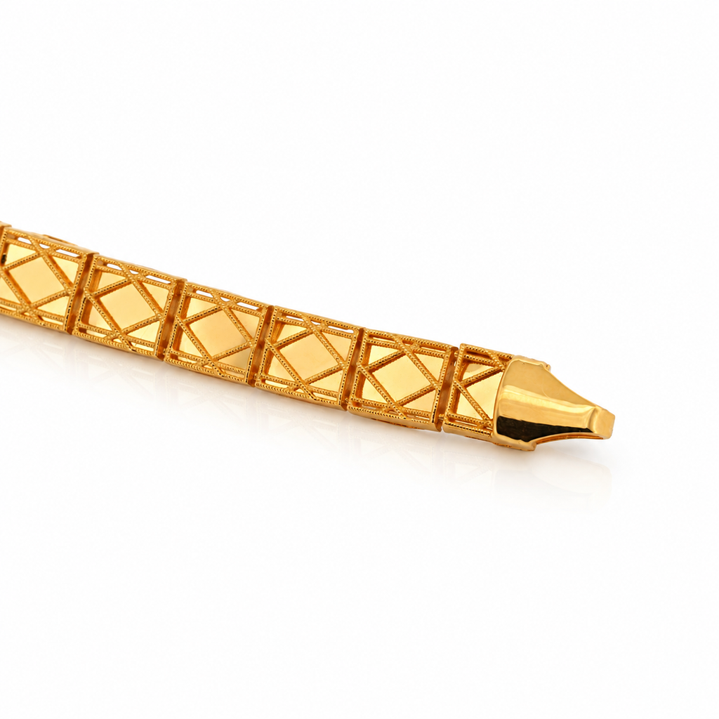 21k yellow gold bracelet